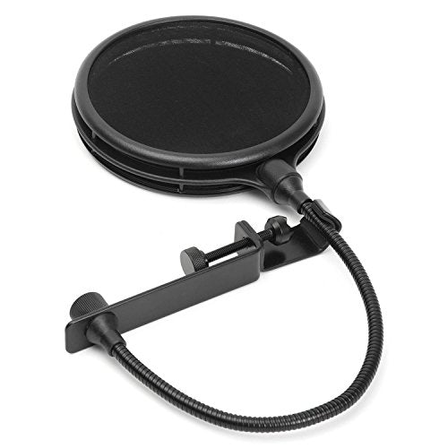 LyxPro MOP-28 Dual Layer Microphone Pop Filter with Flexible Gooseneck