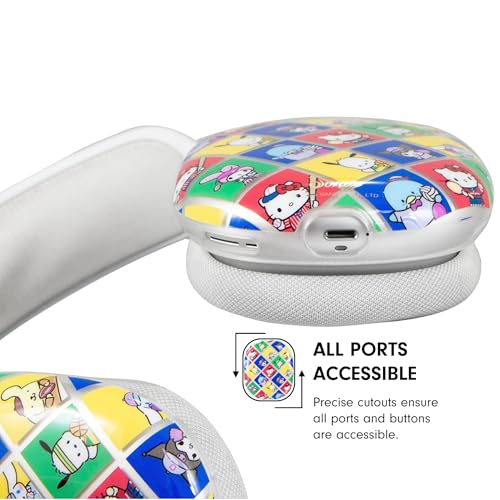 Sonix x Sanrio Protective Case Cover for AirPods Max Headphones - Stylish TPU Hard Shell Ear Cup Covers | Hello Kitty & Friends Sports - color: Hello Kitty and Friends Sports
