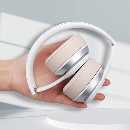 Ear Pads Replacement for Beats Solo 3 - GVOEARS Earpad Cushions Covers for Solo 2 Solo 3 Wired Wireless ON-Ear Headphones with Noise Isolation Memory Foam Protein Leather (Light Pink) | Protein Leather with Thick Foam for Beatter Noise Isolation (Light Pi