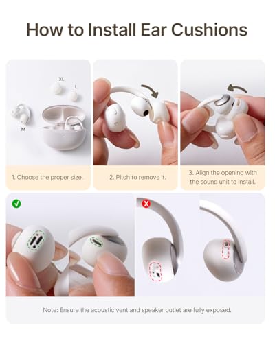 Baseus Bowie MC2 Open Ear Clip On Earbuds, CloudComfort 2.0 Wrap-Around Design, LDAC Hi-Res Audio, Bluetooth 6.0, 55H Playtime, 4-Mic AI Clear Call, IP67 Waterproof for Running Gym Workouts - color: Blue
