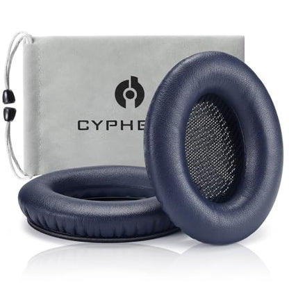 Headphones Replacement Ear Pads Cover, EarPads Cushion for Bose Quietcomfort QC15 QC25 QC35 35 ii -1 Pair (Navy Blue) - color: Navy Blue