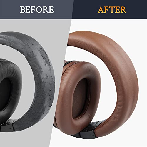 SOULWIT Headband for ATH M50X - Coffee | for Audio Technica M50, M50X, M50XWH, M50XBT, M50XBT2, M50S/LE Headphones - color: Coffee