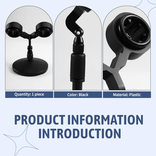 Universal Dual Microphone Kit with Twin Support Stand and Shock Mount for Recording Studios