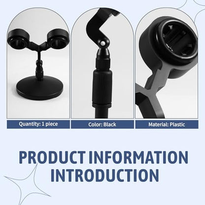 Universal Dual Microphone Kit with Twin Support Stand and Shock Mount for Recording Studios