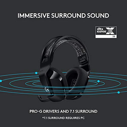 Logitech G733 Lightspeed Wireless Gaming Headset - Black - color: Black