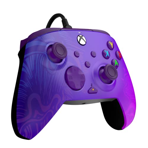 PDP Rematch Enhanced Wired Gaming Controller for Xbox Series X|S & Xbox One - color: Purple Fade, style: Controller