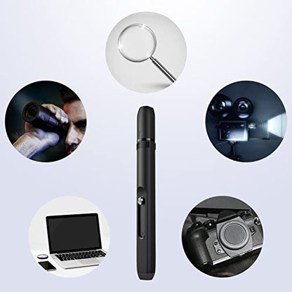 VSGO V-P01E Camera Lens Cleaning Pen with Carbon Tip and Retractable Brush | Dry, Liquid-Free Cleaning for Fingerprints and Smudges; Compact Format for Camera Bags and Travel
