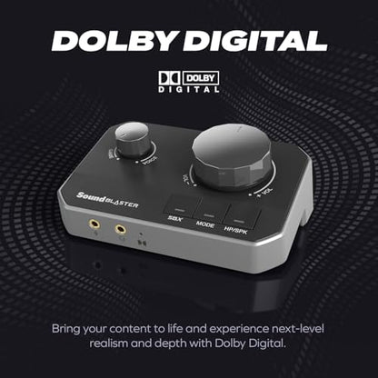 Sound Blaster G8 - Hi-Res Gaming USB DAC with Dual USB Audio Mixing and Fully Customizable Acoustic Engine and 10-Band EQ