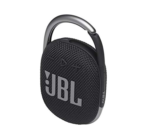 JBL Clip 4 Portable Bluetooth Speaker (Black) + Bundle with divvi! Protective Hardshell Case (Black) - color: Black