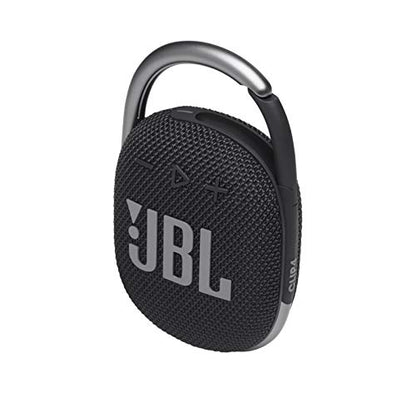 JBL Clip 4 Portable Bluetooth Speaker (Black) + Bundle with divvi! Protective Hardshell Case (Black) - color: Black