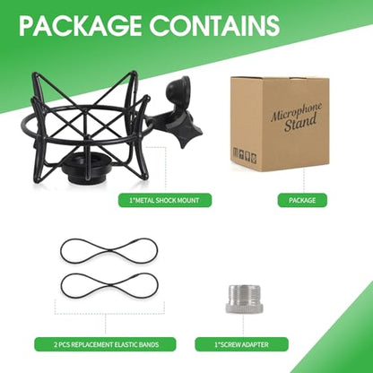 Microphone Shock Mount for Condenser Microphones, Compatible with Neumann TLM 103/102, M147/149, and More - style: For TLM103