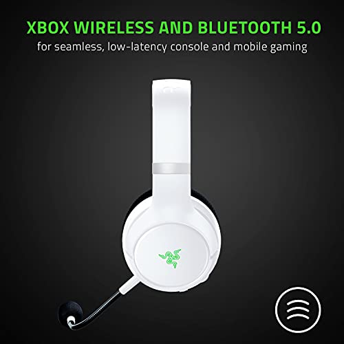 Razer Kaira Pro Wireless Gaming Headset for Xbox: TriForce Titanium 50mm Drivers - Supercardioid Mic - Dedicated Mobile Mic - EQ Pairing - Xbox Wireless & Bluetooth 5.0 - White - color: White, style: Kaira Pro