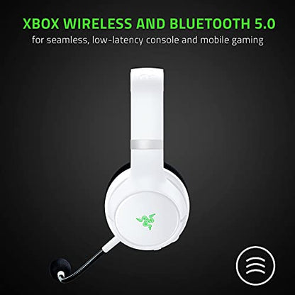 Razer Kaira Pro Wireless Gaming Headset for Xbox: TriForce Titanium 50mm Drivers - Supercardioid Mic - Dedicated Mobile Mic - EQ Pairing - Xbox Wireless & Bluetooth 5.0 - White - color: White, style: Kaira Pro