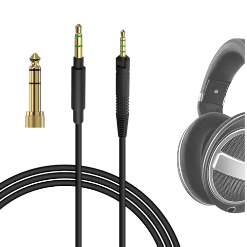 GEEKRIA Audio Headphone Cable Compatible with Sennheiser HD 620S/599/ 599SE/598/560S/400PRO/ 579/569/ 550/505 Replacement Headphones Cable, 3.5mm to 2.5mm Stereo Cord (4 ft/1.2 m)