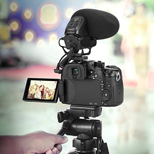 VidPro XM-50 Professional On-Camera Condenser Shotgun Video Microphone DSLR Cameras, Camcorders, Smartphones and Computers for Recording, Interviews, Video Production, Live Conferencing and Studio