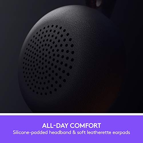 Logitech Zone 무선 블루투스 헤드셋 - 블랙