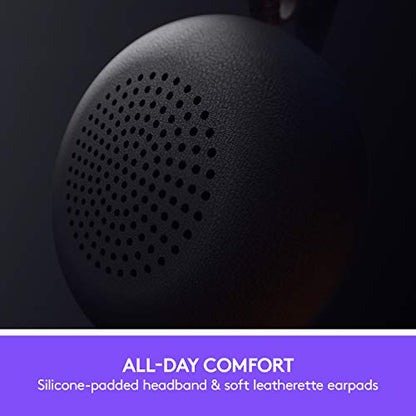 Logitech Zone 무선 블루투스 헤드셋 - 블랙