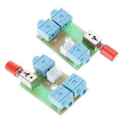 Manual Control Music Switches Board for 3.5mm Device Signals Transfer Selection Music Splitter Module Stable Switcher