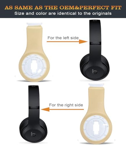 Studio3 Inside Shell as Same as the OEM Studio 3 Replacement Parts Inner Earphone Panel Accessories Compatible with Beats by Dr Dre Studio 3 (A1914) Noise Cancelling Over-Ear Headphones (Shadow Gray) - color: Shadow Gray