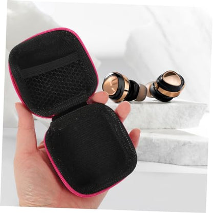 Portable EVA Earbuds Case Holder with Zipper for Commuters