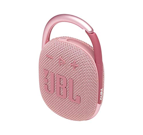 JBL Clip 4 Portable Bluetooth Speaker (Pink) + Bundle with divvi! Protective Hardshell Case (Black) - color: Pink