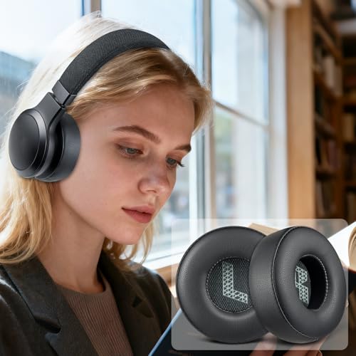 SOULWIT Earpads for JBL Live 670NC (Do Not Fit Tune 670NC) - Black - color: Black