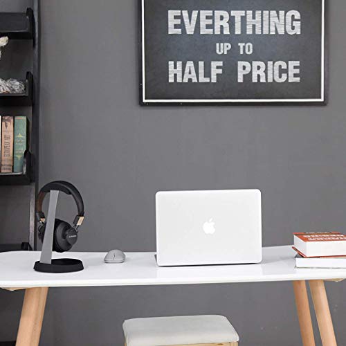 Avantree HS102 - Metal Headphone Stand with Cable Holder | Sturdy metal and silicone desktop stand keeps headphones secure while the.