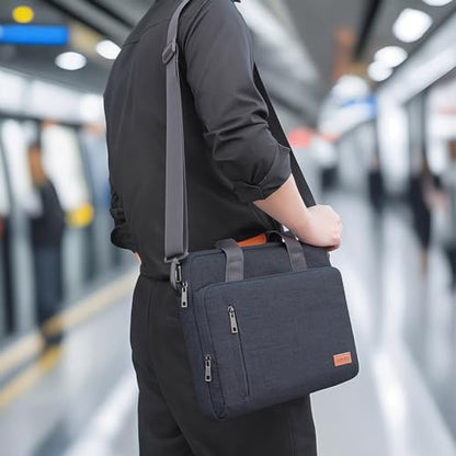 KIZUNA Laptop Bag 14 Inch Computer Shoulder Case Sleeve Briefcase For MacBook Air 15 M4 M3 M2/15 Surface Laptop 7 6 5/Lenovo Flex 14/14" HP EliteBook 840 G5/14 Yoga Slim 7i Pro X/Dell,Dark Grey - color: Dark Grey, size: 14 Inch