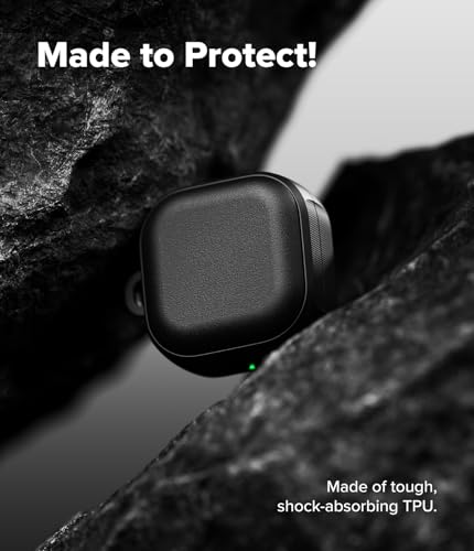 Ringke Onyx Magnetic for Samsung Galaxy Buds 4 Pro Case and Galaxy Buds 4 Case [Compatible with MagSafe] Prevents Oily Smudges Feels Good in The Hand Non-Slip Cover - Black - color: Black, size: Galaxy Buds 4 Pro / 4
