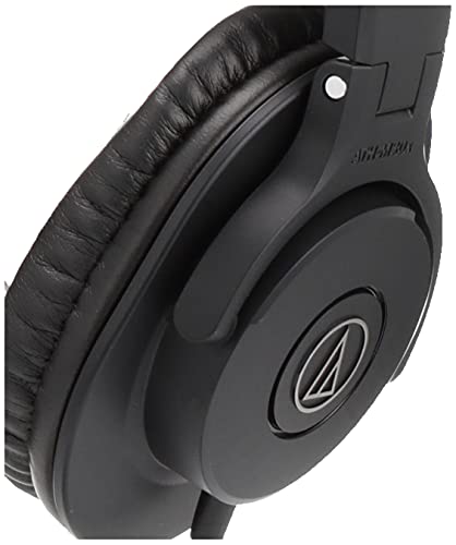 Audio-Technica ATH-M30x Professional Studio Monitor Headphones,Black,(Pack of 2) - size: ATH-M30X (Pack of 2)