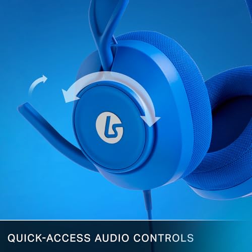 LucidSound LS10X Gen 2 Wired Gaming Headset for Xbox Series X|S - Blue, Officially Licensed, Designed for Comfort, Quick-Access Audio Controls, Premium Audio, flip-to-Mute Boom mic - style: Blue