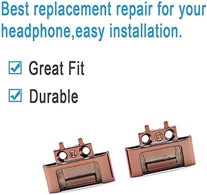 Adhiper Hinge Replacement for Solo3 Wireless Solo2 Wireless Headphone - color: Rose Gold