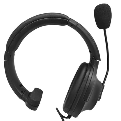 1 Pin Walkie Talkie Earmuff Headphone Boom Microphone 2.5mm Ptt Headset On The Ear One Side Earpiece for Motorola Single Jack Two Way Radios sl 300 TLK 100
