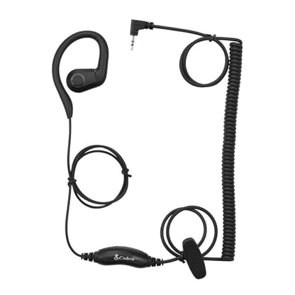 Cobra 2.5mm C-Style in-Ear Headset | Compact Low-Profile Communication Earpiece for Two-Way Radios with Discreet Design and Clear Audio Quality - style: In-Ear Headset