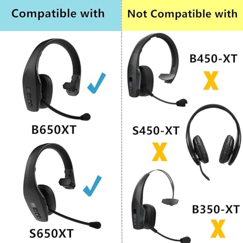 B650-XT Earpads Replacement for BlueParrott B650 XT S650-XT Headset