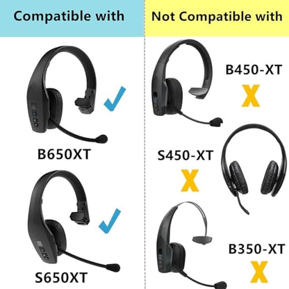 B650-XT Earpads Replacement for BlueParrott B650 XT S650-XT Headset