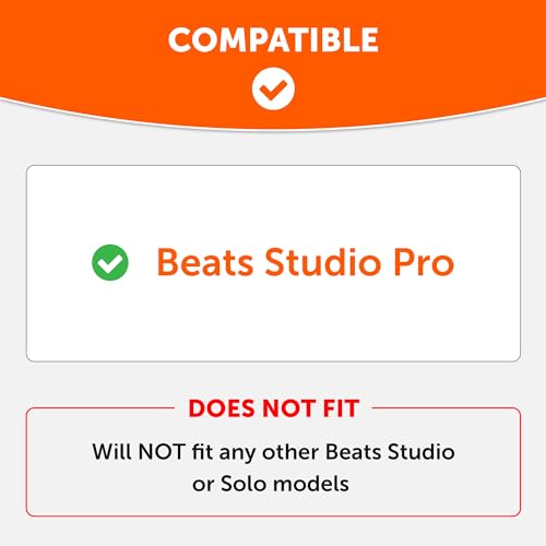 WC SweatZ Studio Pro - Patented Silicone Earpad Covers for Beats Studio Pro | Made by Wicked Cushions | Sweatproof & Easily Washable | Navy - color: Navy