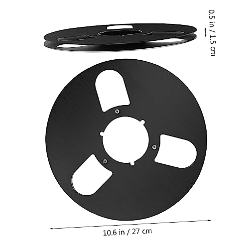 Reel to Reel Tape Recorder Accessory Aluminum Alloy Take up Reel Empty Reel 3 Holes for Enhanced