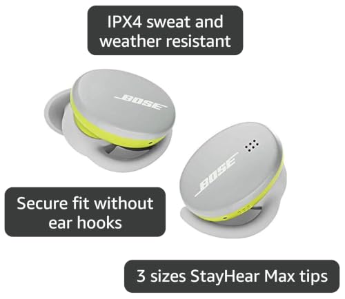 Bose Sport Earbuds - True Wireless Earphones - Bluetooth in Ear Headphones for Workouts and Running, Glacier White - color: Glacier White