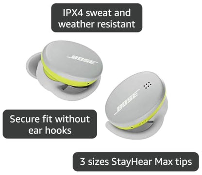 Bose Sport Earbuds - True Wireless Earphones - Bluetooth in Ear Headphones for Workouts and Running, Glacier White - color: Glacier White