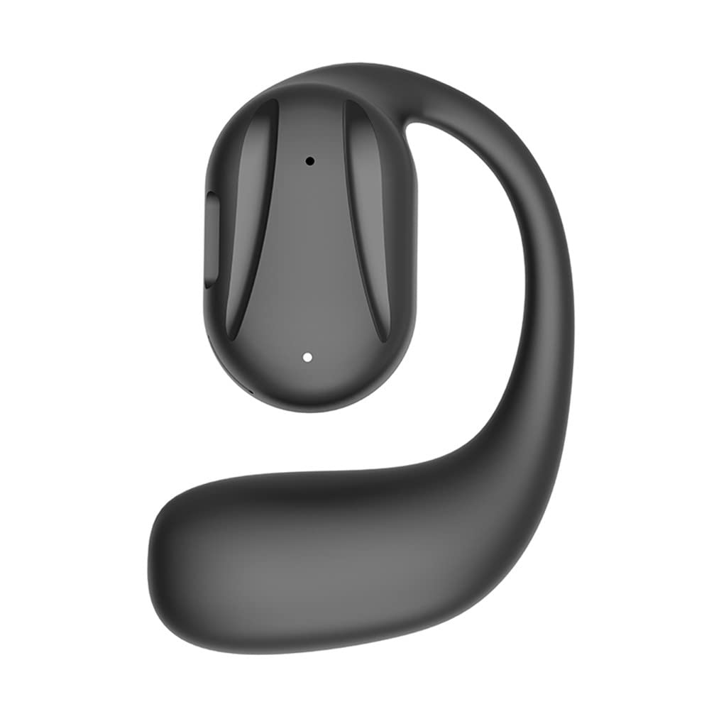 BQXX Open Ear Bluetooth Headphone Single on Ear Bluetooth Headset Wireless Earpiece with earhook Sport Business Earphone Up to 15 Hours Talk Time only Left Earphone