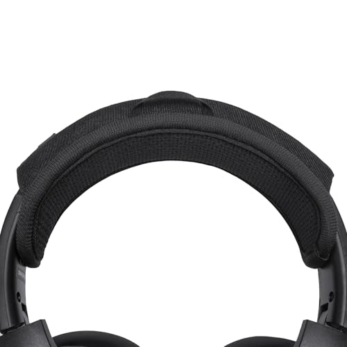 Headband Cushion Cover Compatible with TaoTronics TT-BH040, BH046, BH047,BH055, BH060, BH085,BH090, BH22, 6mm Thick Cushion for Pressure Relief, No Wobble Zipper Slider, with Hanging Loop