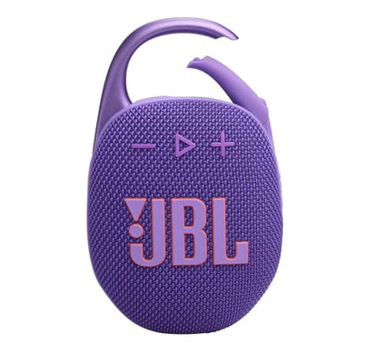 JBL Clip 5 Bluetooth Speaker and divvi! Protective Case - Purple - color: Purple