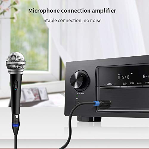 3.5mm to XLR Cable, Unbalanced 1/8 inch Mini Jack TRS Stereo Male to XLR Male Microphone Audio Cable - 10 FT - size: 10 FT
