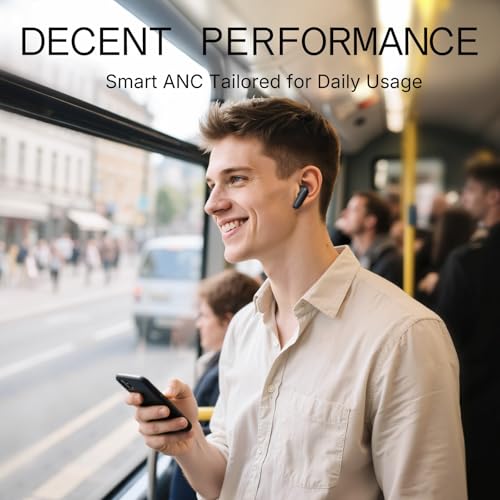CMF Buds 2a Wireless Earbuds Active Noise Cancelling 42dB Hybrid ANC Bluetooth Headphones, 12.4mm Dynamic Driver for Big Bass, 4 Mic Clear Calls, Sport Ear Buds for iPhone, Android, Dark Grey - color: Dark Grey