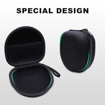 Kids Headphone Case for Acer/iClever/Candy Bila, Black(Case Only) | for iClever BTH12/HS19/BTH22/BTH20/BTH18/BTH26, JBL Junior 320/320BT, MIDOLA, JoySpark, eKids, ADOOPE, JLab Kids Headphones - color: Black