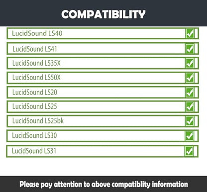 LS35X Headband Cushion Replacement for LucidSound LS35X/LS50X/LS20/LS25/LS25bk/LS30/LS31/LS40/LS41 Headsets Ear Cushions with Durable Fabric