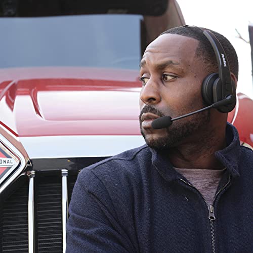 RoadKing Truck Driver Headset RKING2000 Noise Cancelling Truck Driver Bluetooth Headset Wireless Headphones w/Mic
