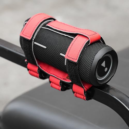 10L0L Golf Cart Speaker Mount, for Yamaha, EZGO, Club Car Carts & Bike ATV - color: Red