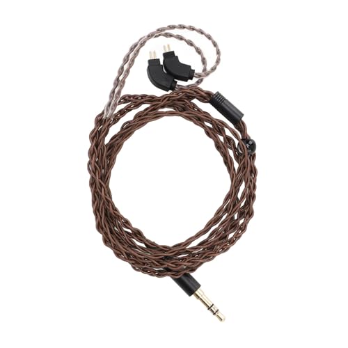 Replacement Earphone Cable 3.5mm OFC Detachable Cable for ZSN ZSX ZS10 AS12 AS16 Stylish -Free 1.2M
